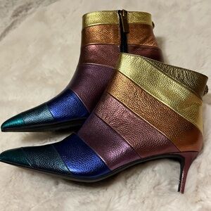 KG Kurt Geiger Belgravia metallic ankle boot size 5 would also fit 5.5